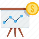 financial presentation, presentation, revenue, board, chart, pie, promo