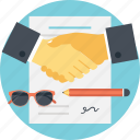 agreement, business deal, business handshake, business partnership, contract