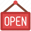 open, sign, grocery, store, opened, shop