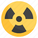 radiation, sign, danger, hazard, safety