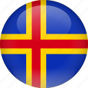 aland, country, flag