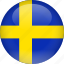 country, flag, sweden 