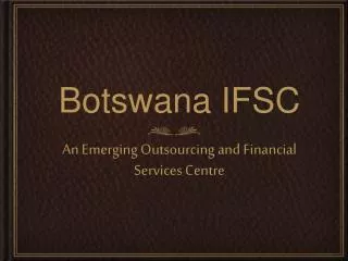 Botswana IFSC