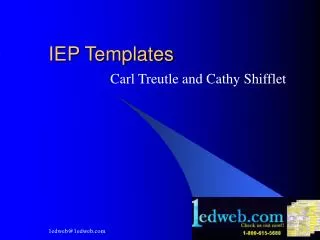 IEP Templates