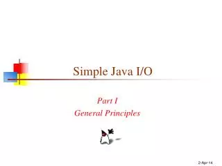 Simple Java I/O