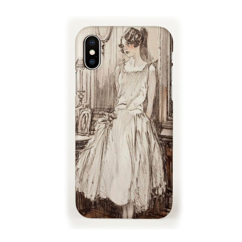 iPhone case Samsung Galaxy Case Phone hard case. Vintage, girl 2501 - 手機殼/手機套 - 塑膠 