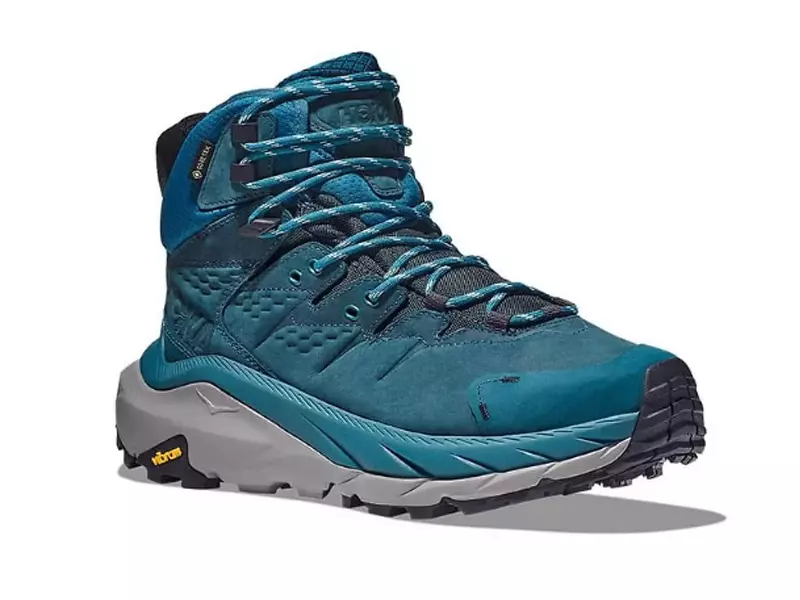 行山鞋牌子-HOKA-珊瑚藍 Kaha 2 Goretex 登山鞋