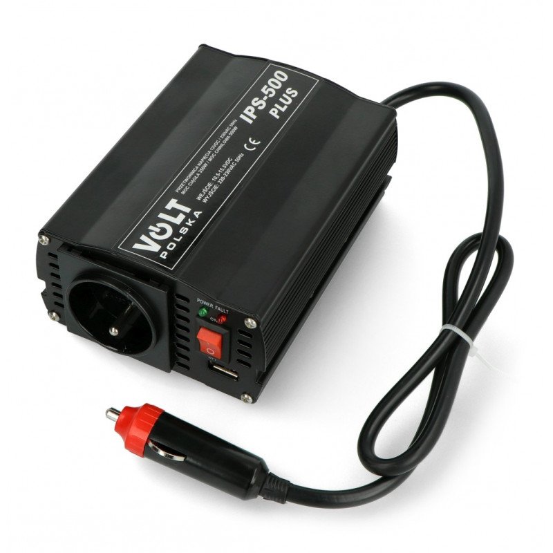 DC/AC step-up converter 12VDC / 230VAC 250/500W - automotive - Volt IPS-500 Plus