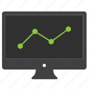 data, statistics, computer, desktop, monitor, report, chart