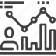 chart, data, efficiency, management, person, productivity, statistics 