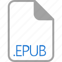 epub, extension, file, filetype, format