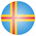 aland, country, flag, national