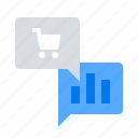 analytics, cart, shopping