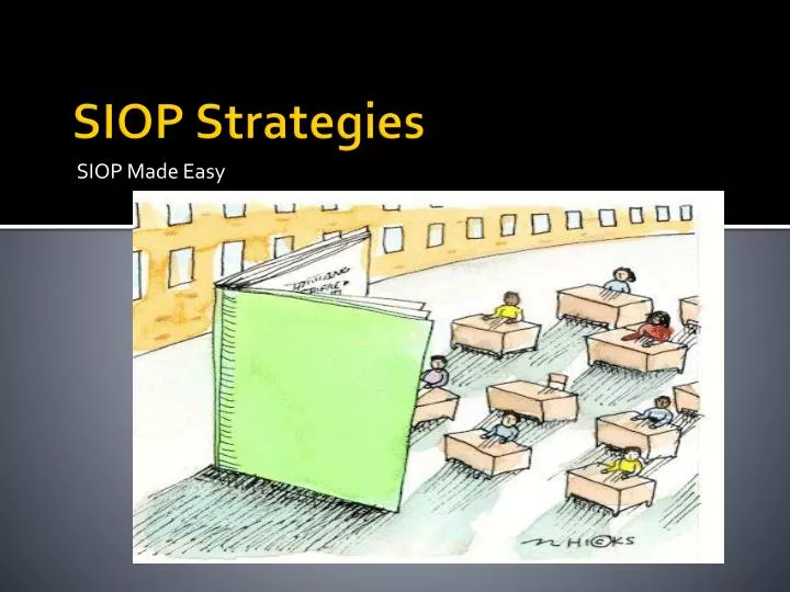 siop strategies