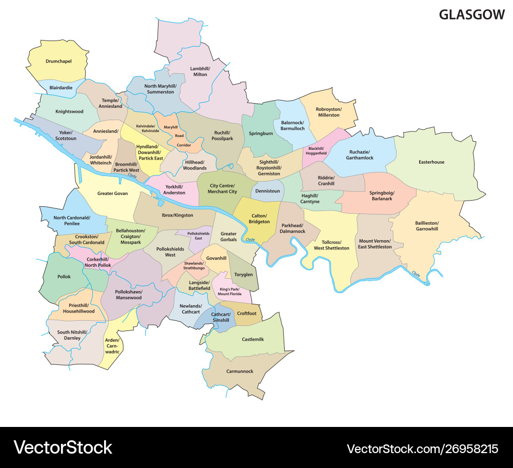 Map Of Glasgow Scotland Free Printable Maps - vrogue.co