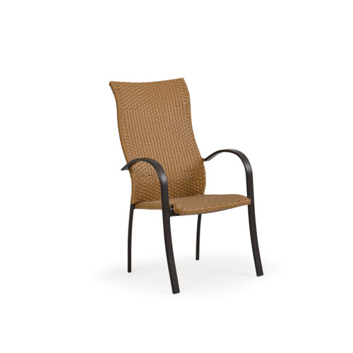 Empire Outdoor Wicker High Back Dining Chair