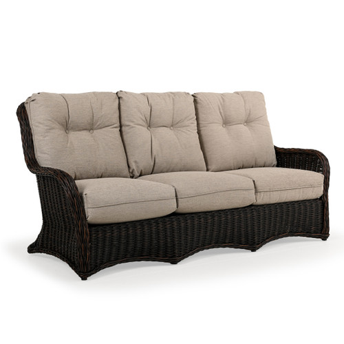 Maldives Outdoor Wicker Sofa in Clove Weave