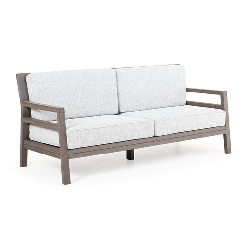 Maui Outdoor PoliSoul™ Sofa in Vintage Walnut