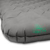 Close up of Kelty Kush Queen Air Bed W/Pump, showing corner of airbed with Kelty logo