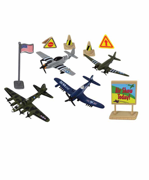 WWII Warbirds Diecast 10 pc Backpack