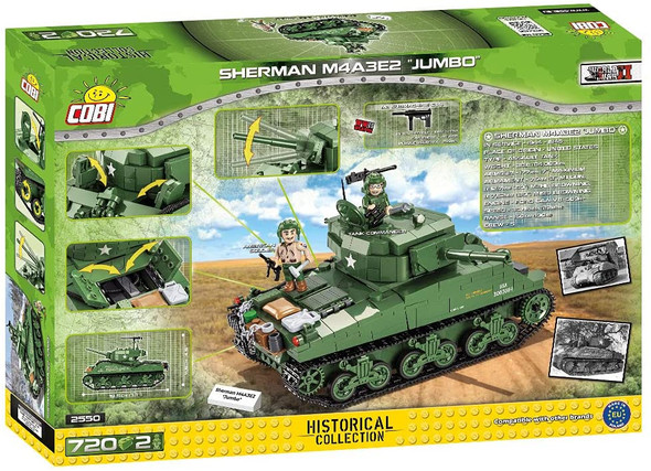 Sherman M4A3E2 Jumbo Block Puzzle