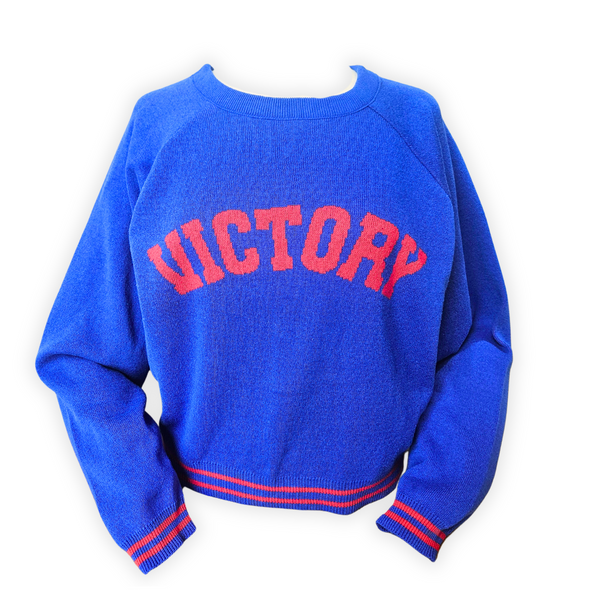 Victory Raglan Cropped Sweater