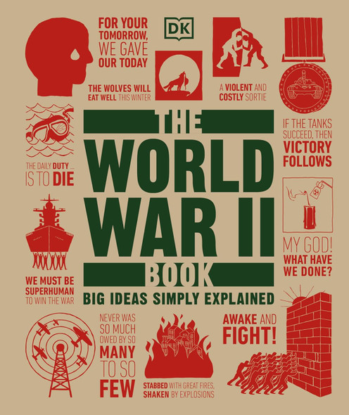 The World War II Book: Big Ideas Simply Explained - Hardcover