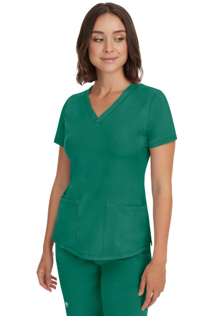 Front view of the Healing Hands Monica V-Neck scrub top