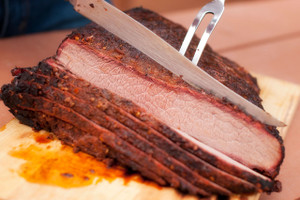 'Gunsmoke' Brisket Flat Cut cooked