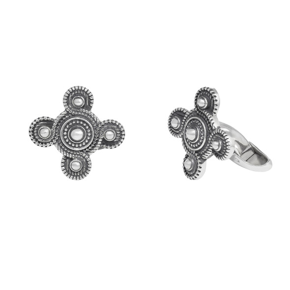 Silver Cosmati Cufflinks