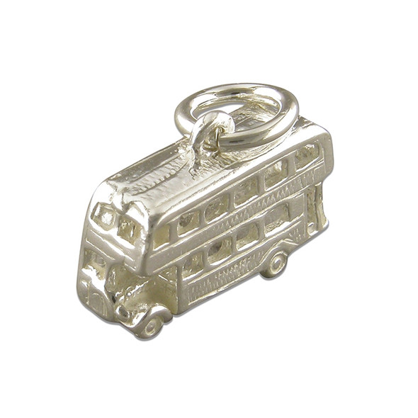 Sterling Silver Bus Charm