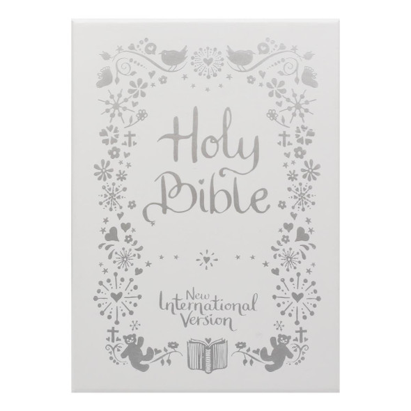 White NIV Christening Gift Bible