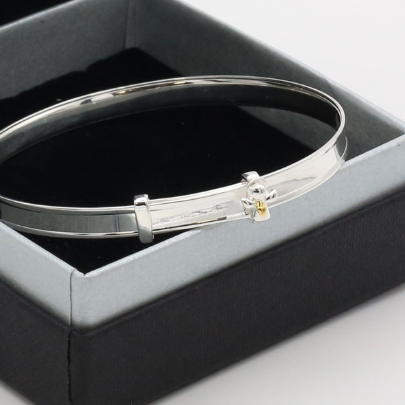 Children's Sterling Silver Angel Occasion Bangle