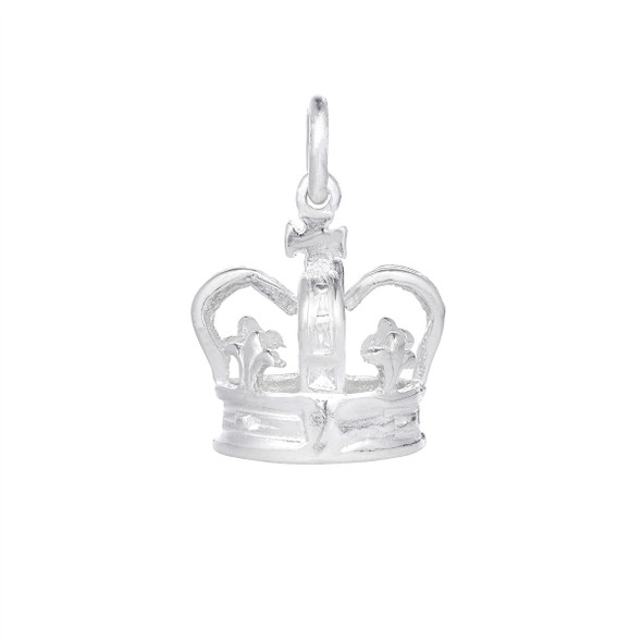 Crown Silver Charm