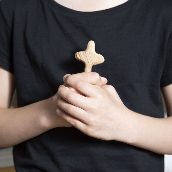 Wooden Holding Cross