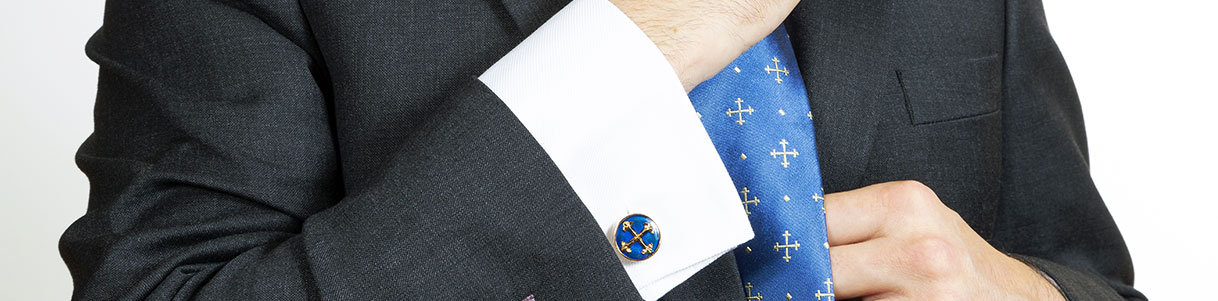 Patonce Cross Cufflinks