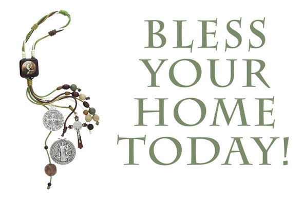 St. Benedict Home Blessing Door Hanger