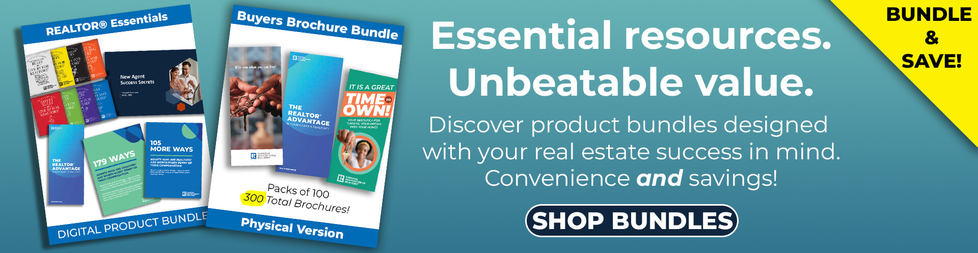 Essential Resources. Unbeatable Value. SHOP BUNDLES!