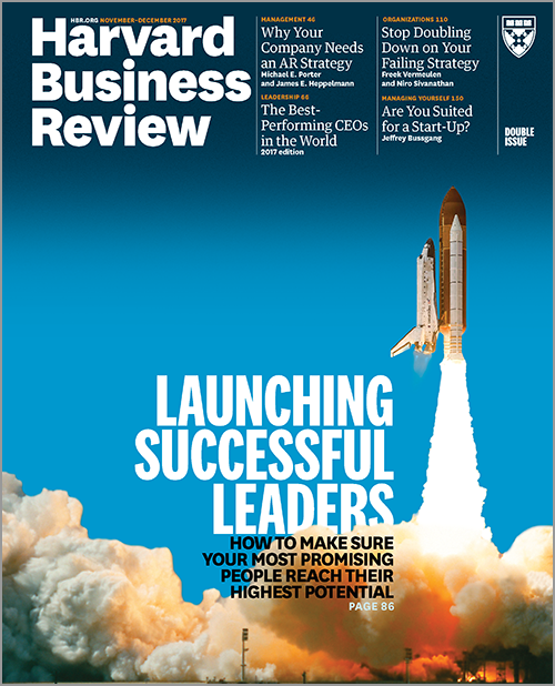 Harvard Business Review, November/December 2017 ^ BR1706