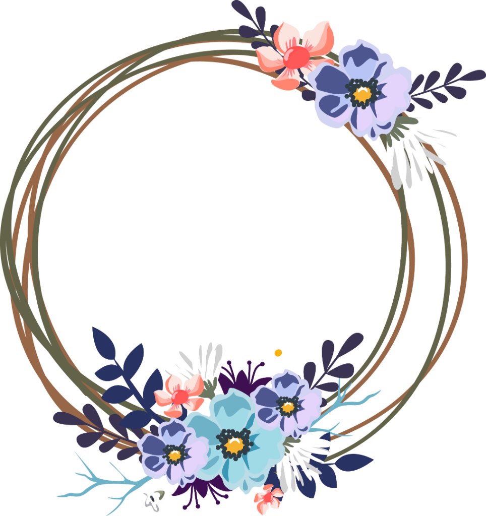 Flower Circle Border Transparent Background Clipart Full Size Clipart ...