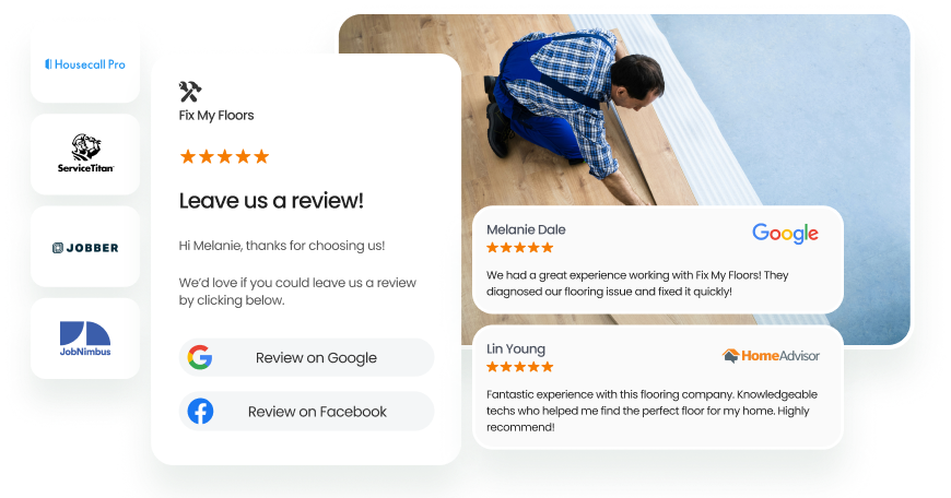 Easily collect reviews and improve online reputation