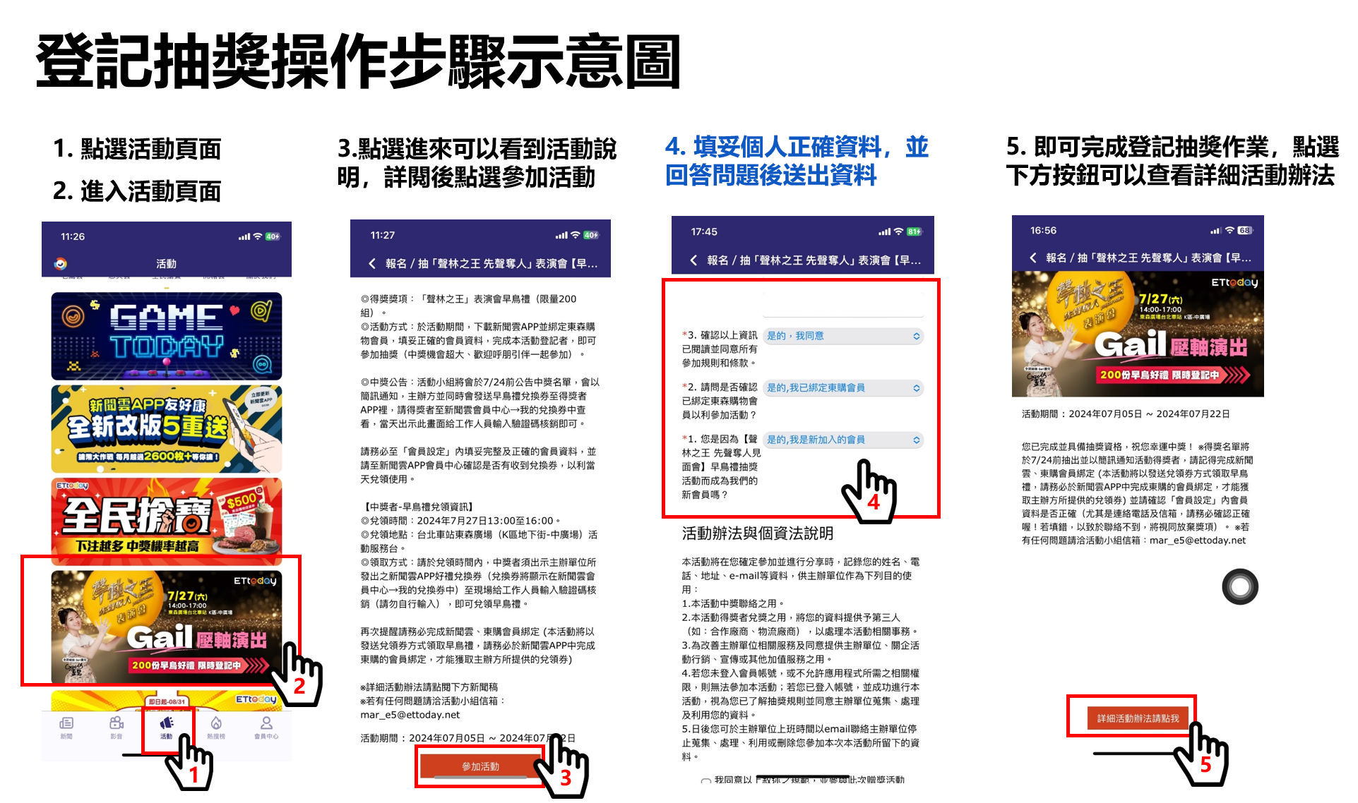 ▲報名早鳥禮活動登記流程圖。（圖／活動小組提供）