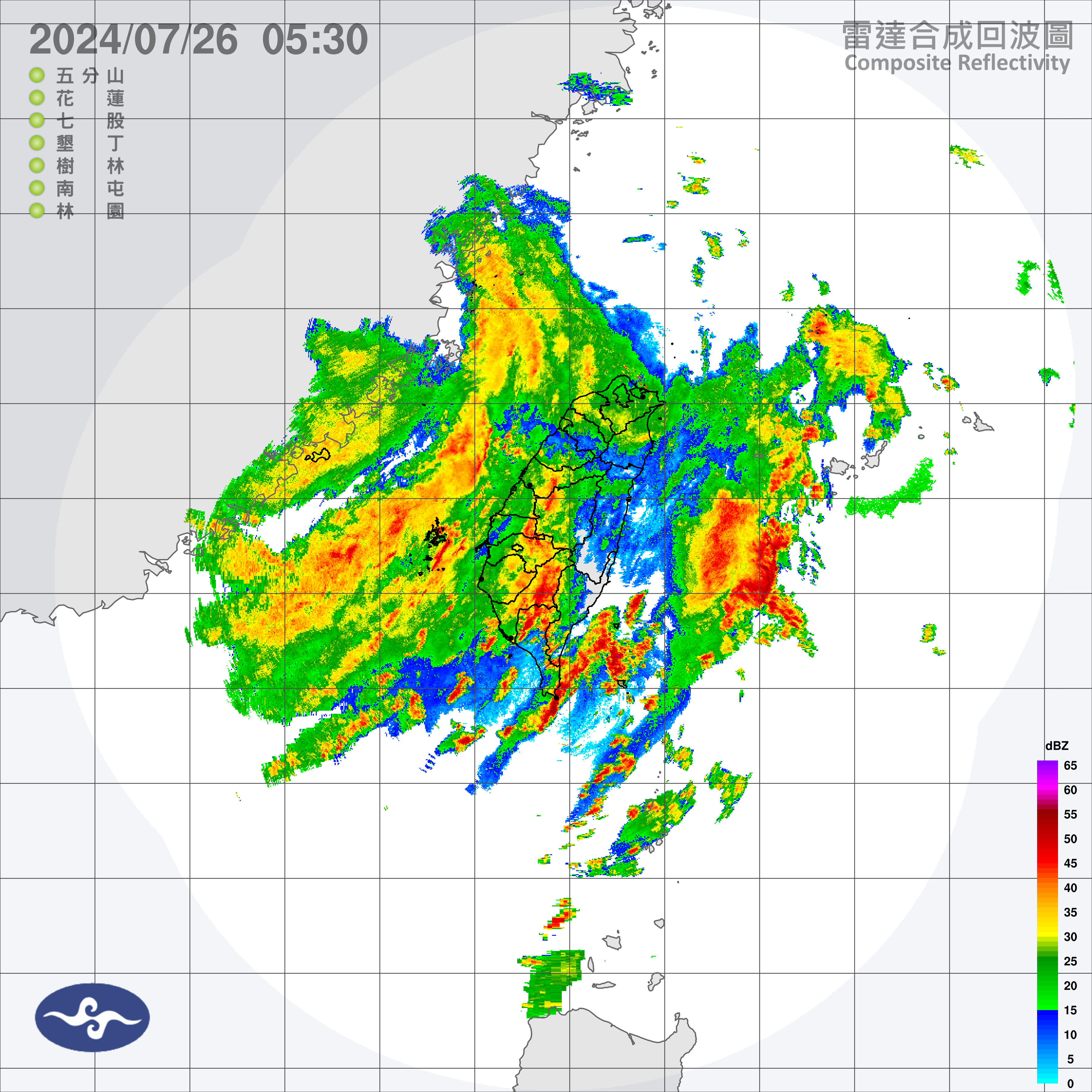 ▲▼凱米颱風。（圖／中央氣象署）