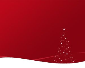 Free Christmas PowerPoint Template with red and white color