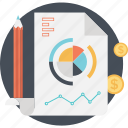 business, graph, pie, report, sheet