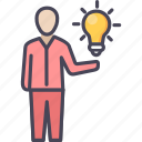 idea, plan, bulb, business, creative, innovative, project