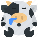 snoring, emote, emoticon, animal, cute, snore