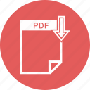 document, extension, format, paper, pdf