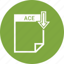 ace, document, extension, format, paper