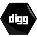 digg, hexagon, networking, news, social